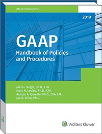 Enlarge image Cover: GAAP Handbook of Policies and Procedures (2019) - CCH Incorporated