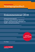 Cover: Veranlagungshandbuch Einkommensteuer 2018: ESt 2018 - IDW