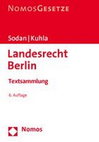 Abbildung von: Landesrecht Berlin - Nomos
