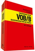 Cover: Einf&uuml;hrung in die VOB/B - Werner