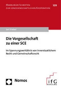 Enlarge image Cover: Die Vorgesellschaft zu einer SCE - Nomos