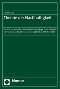 Abbildung von: Theorie der Nachhaltigkeit - Nomos