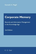 Cover: Corporate Memory - De Gruyter Saur