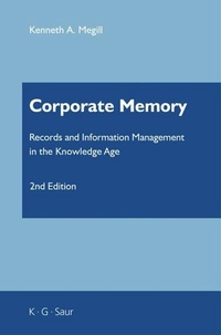Enlarge image Cover: Corporate Memory - De Gruyter Saur