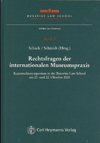 Abbildung von: Rechtsfragen der internationalen Museumspraxis - Nomos