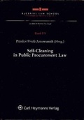 Cover: Self-Cleaning in Public Procurement Law - Nomos