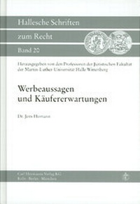 Abbildung von: Werbeaussagen und Käufererwartungen - Nomos