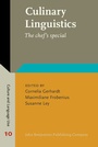 Cover: Culinary Linguistics - John Benjamins Publishing Co