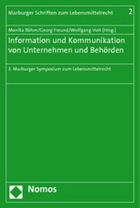 Abbildung von: Information und Kommunikation von Unternehmen und Behörden - Nomos