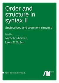 Enlarge image Cover: Order and structure in syntax II - Freie Universität Berlin Universitätsbibliothek