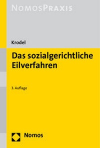 Abbildung von: Das sozialgerichtliche Eilverfahren - Nomos