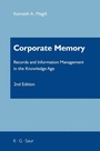 Cover: Corporate Memory - De Gruyter Saur