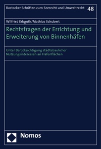 Abbildung von: Rechtsfragen der Errichtung und Erweiterung von Binnenhäfen - Nomos