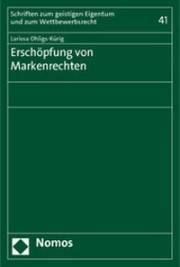 Abbildung von: Erschöpfung von Markenrechten - Nomos