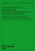 Abbildung von: Implementation der Wasserrahmenrichtlinie in Deutschland - Erfahrungen und Perspektiven - Nomos