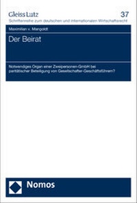 Abbildung von: Der Beirat - Nomos