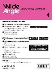 Enlarge image Cover: Wide Angle: Level 4: Teacher's Access Card - Oxford University Press
