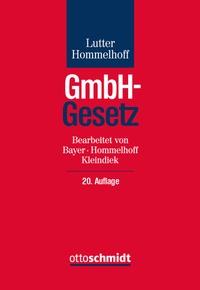 Abbildung von: GmbH-Gesetz - Otto Schmidt Verlag