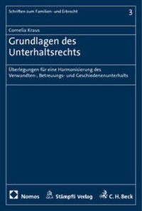 Abbildung von: Grundlagen des Unterhaltsrechts - Nomos