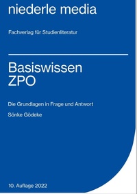 Abbildung von: Basiswissen ZPO - 2022 - niederle media