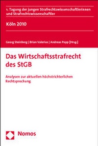 Abbildung von: Das Wirtschaftsstrafrecht des StGB - Nomos
