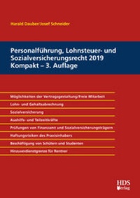 Abbildung von: Personalführung, Lohnsteuer- und Sozialversicherungsrecht 2019 Kompakt - HDS