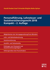Abbildung von: Personalführung, Lohnsteuer- und Sozialversicherungsrecht 2018 Kompakt - HDS