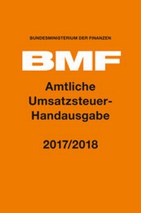 Abbildung von: Amtliche Umsatzsteuer-Handausgabe 2018/2019 - Boorberg