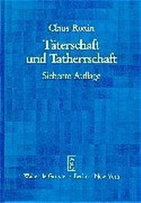 Enlarge image Cover: Täterschaft und Tatherrschaft - De Gruyter