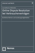 Cover: Online Dispute Resolution bei Verbrauchervertr&auml;gen - Nomos