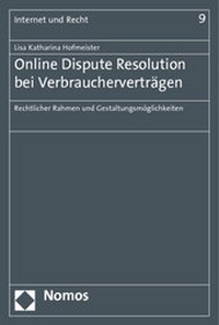 Abbildung von: Online Dispute Resolution bei Verbraucherverträgen - Nomos
