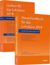 Abbildung von: Buchpaket: Lexikon für das Lohnbüro und Steuerhandbuch 2019 - Rehm