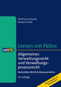 Abbildung von: Allgemeines Verwaltungsrecht und Verwaltungsprozessrecht - Boorberg