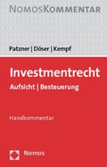 Cover: Investmentrecht - Nomos