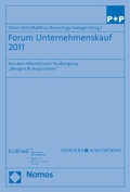Cover: Forum Unternehmenskauf 2011 - Nomos