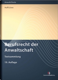Abbildung von: Berufsrecht der Anwaltschaft - Deutscher Anwaltverlag