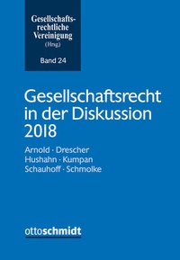 Abbildung von: Gesellschaftsrecht in der Diskussion 2018 - Otto Schmidt Verlag