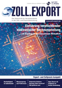 Enlarge image Cover: ZOLL.EXPORT - Forum Verlag Herkert