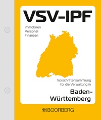 Abbildung von: VSV-IPF - Vorschriftensammlung für die Verwaltung in Baden-Württemberg - Boorberg