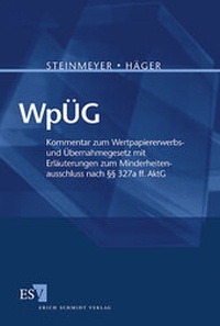 Abbildung von: WpÜG - Erich Schmidt Verlag