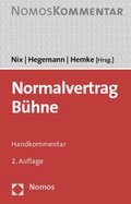 Cover: Normalvertrag B&uuml;hne - Nomos