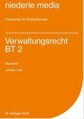 Cover: Einf&uuml;hrung in das Verwaltungsrecht BT 2 - niederle media