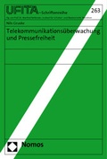 Bild: Telekommunikations&uuml;berwachung und Pressefreiheit - Nomos