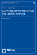 Cover: (Vorweggenommene) Erbfolge und soziale Sicherung - Nomos