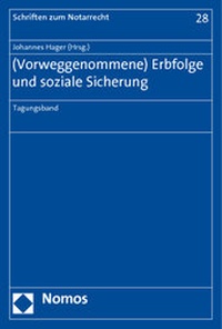 Abbildung von: (Vorweggenommene) Erbfolge und soziale Sicherung - Nomos