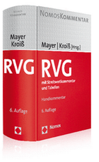 Bild vergrößern Bild: Rechtsanwaltsvergütungsgesetz: RVG - Nomos
