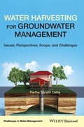 Cover: Water Harvesting for Groundwater Management - Wiley