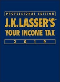 Abbildung von: J.K. Lasser's Your Income Tax 2019 - Wiley