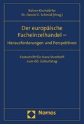 Cover: Der europ&auml;ische Facheinzelhandel - Herausforderungen und Perspektiven - Nomos