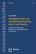 Abbildung von: Gläubigerschutz und Gesellschafterhaftung beim Cash-Pooling - Nomos